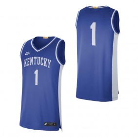 #1 Kentucky Wildcats Limited Retro Jersey Royal