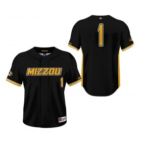 #1 Missouri Tigers ProSphere Baseball Jersey Black