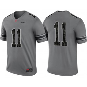 #11 Grey Alternate Legend Game Ohio State Buckeyes Jersey