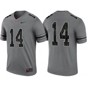 #14 Grey Alternate Legend Game Ohio State Buckeyes Jersey