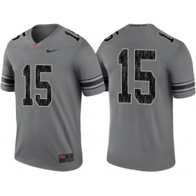 #15 Grey Alternate Legend Game Ohio State Buckeyes Jersey