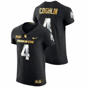 Michigan State Spartans Matt Coghlin #4 Limited Football Jersey Black Golden Edition 2021-22