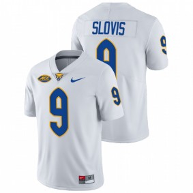 Pitt Panthers Kedon Slovis #9 Jersey White College Football 2021-22