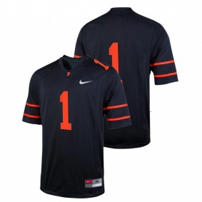 Princeton Tigers #1 Jersey Navy 2021 Ivy League Football Conference Champions 2021-22