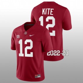 Alabama Crimson Tide Antonio Kite #12 Jersey Crimson College Basketball 2022-23