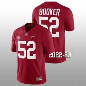 Alabama Crimson Tide Tyler Booker #52 Jersey Crimson College Basketball 2022-23