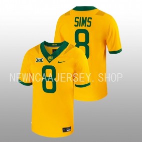 Baylor Bears #8 Ben Sims Untouchable Game Men Gold Jersey 2022-23 Football