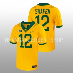 Baylor Bears #12 Blake Shapen Untouchable Game Men Gold Jersey 2022-23 Football