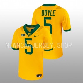 Baylor Bears #5 Dillon Doyle Untouchable Game Men Gold Jersey 2022-23 Football