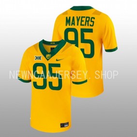 Baylor Bears #95 John Mayers Untouchable Game Men Gold Jersey 2022-23 Football