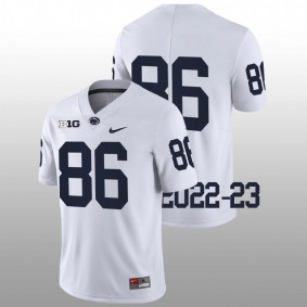 Penn State Nittany Lions Jason Estrella #86 Limited Jersey White College Football 2022-23