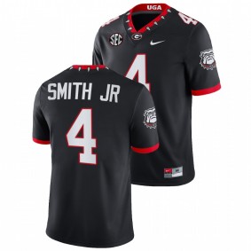 Georgia Bulldogs Nolan Smith #4 Chick-fil-A Jersey Black Block Number Font 2022