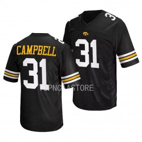 Jack Campbell Iowa Hawkeyes Black Replica Football Jersey