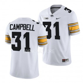 Jack Campbell Iowa Hawkeyes #31 White Jersey 2022 College Football Men's Uniform