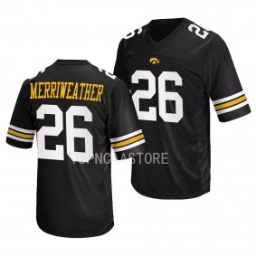 Kaevon Merriweather Iowa Hawkeyes Black Replica Football Jersey