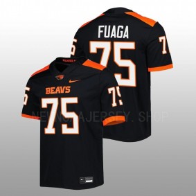 Oregon State Beavers Taliese Fuaga #75 Jersey Black Untouchable Football 2022