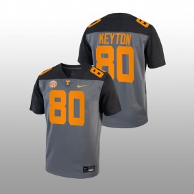 Tennessee Volunteers #80 Ramel Keyton Smokey Grey Series Youth Grey Jersey 2022 Alternate