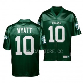 Shae Wyatt Tulane Green Wave #10 Green Jersey 2022 College Football Men's Uniform