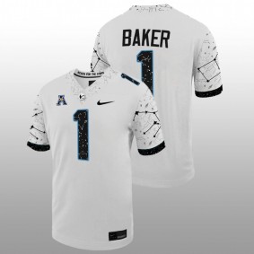 UCF Knights Javon Baker #1 Untouchable Football Jersey White Space Game 2022