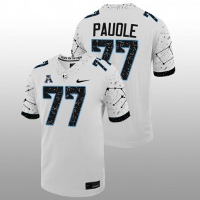 UCF Knights Lokahi Pauole #77 Untouchable Football Jersey White Space Game 2022