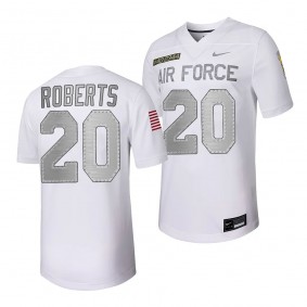 Air Force Falcons Rivalry Football Brad Roberts #20 White Men's Legacy Series Jersey