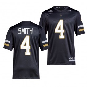 Georgia Tech Yellow Jackets Dontae Smith Premier Jersey #4 Black 2023 College Football Uniform