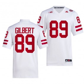 Nebraska Cornhuskers Arik Gilbert Premier Jersey #89 White 2023 Replica Football Uniform