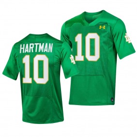 Sam Hartman Notre Dame Fighting Irish 2023 Replica Football Jersey Women Green #10 Female Uniform