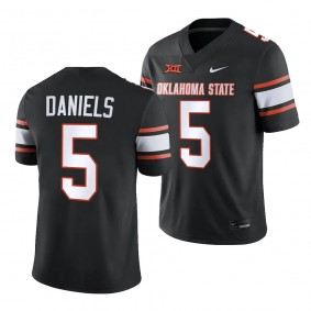 Oklahoma State Cowboys #5 Kendal Daniels 2023 College Football Black Game Jersey Men's