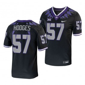 TCU Horned Frogs Johnny Hodges Alternate Football Jersey #57 Black 2023 Replica Uniform