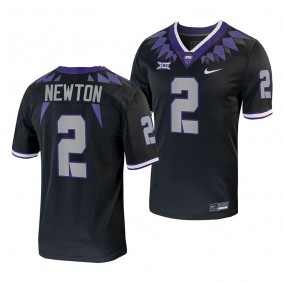 TCU Horned Frogs Josh Newton Alternate Football Jersey #2 Black 2023 Replica Uniform