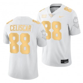 UCF Knights Light Mode Josh Celiscar #88 White Golden Men's College Football Jersey