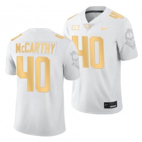 UCF Knights Light Mode Mitch McCarthy #40 White Golden Men's College Football Jersey