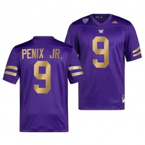 Washington Huskies Michael Penix Jr. Premier Jersey #9 Purple 2023 College Football Uniform