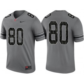 #80 Grey Alternate Legend Game Ohio State Buckeyes Jersey