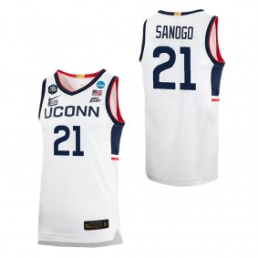 Adama Sanogo UConn Huskies White College Men's Basketball Final Four Jersey