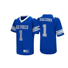 #1 Air Force Falcons Royal Colosseum Hail Mary II Football Jersey