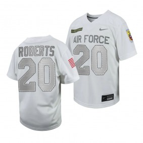 Brad Roberts Air Force Falcons White 2023 Rivalry Football Legacy Series Youth Jersey