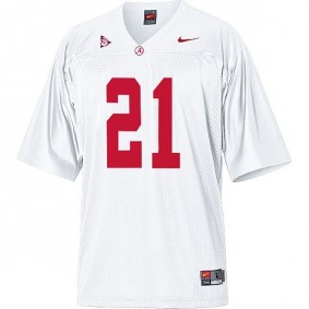 Youth Alabama Crimson Tide #21 Dre Kirkpatrick White Football Jersey