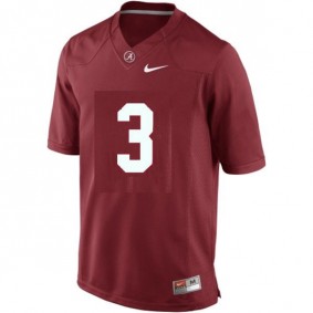 Male Alabama Crimson Tide #3 Trent Richardson Red Football Jersey