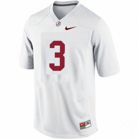 Youth Alabama Crimson Tide #3 Trent Richardson White Football Jersey