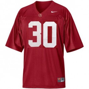 Male Alabama Crimson Tide #30 Dont'a Hightower Red Football Jersey