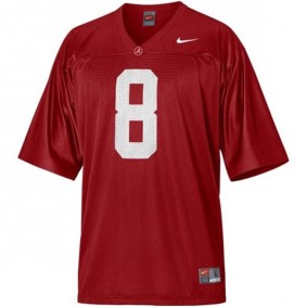 Youth Alabama Crimson Tide #8 Julio Jones Red Football Jersey