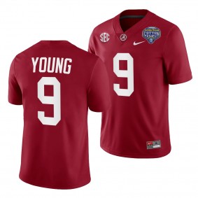 Alabama Crimson Tide Bryce Young 9 Jersey Crimson 2021 Cotton Bowl College Football Playoff Uniform