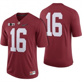 Alabama Crimson Tide Crimson 2017 National Championship Game Jersey