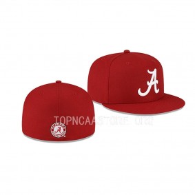 Alabama Crimson Tide Red College Headwear 59FIFTY Fitted Cap Hat