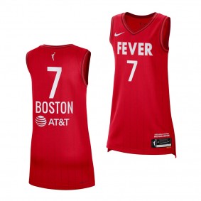 Indiana Fever #7 Aliyah Boston 2023 WNBA Draft Rebel Edition Red Jersey Women's