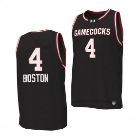 South Carolina Gamecocks Aliyah Boston Black #4 Women's Basketball Jersey Replica Unisex