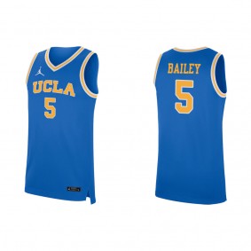 Amari Bailey UCLA Bruins Jordan Brand Replica Basketball Jersey Blue