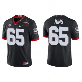 Amarius Mims Georgia Bulldogs Nike College Football Playoff 2022 National Champions Game Jersey Black